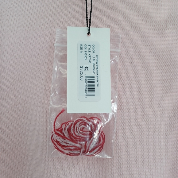 Milly Striped Crew Neck Sweater - Picture 6 of 9